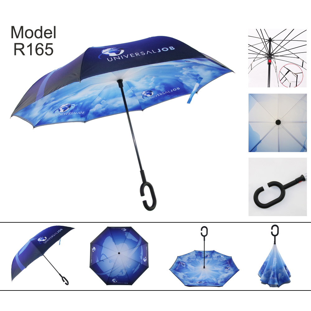 Seamless Pattern With Lotus Flowers Reverse Umbrella Double Layer Inverted Umbrellas For Car Rain Outdoor With C-Shaped Handle Personalized 